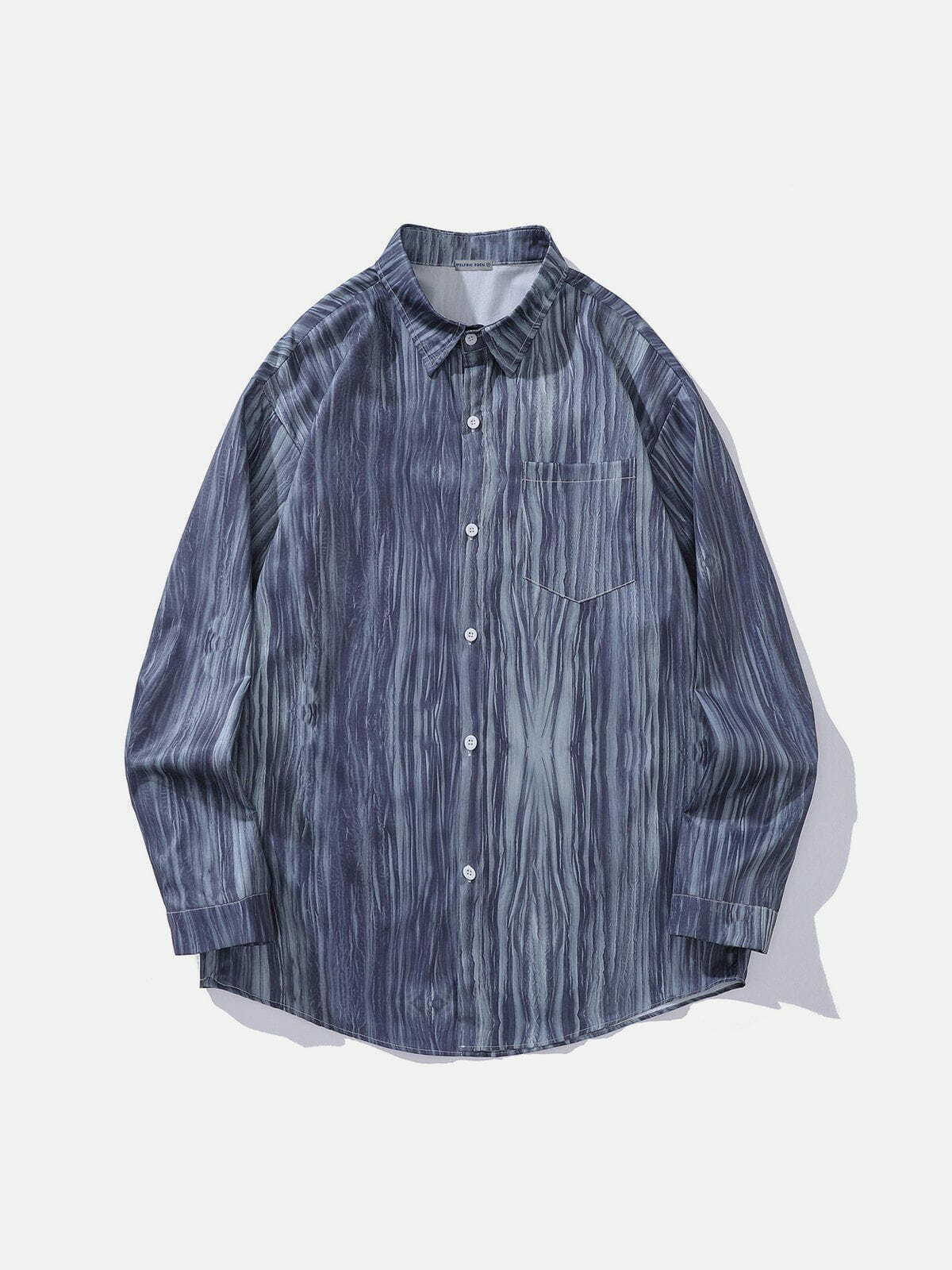 abstract stripe shirt sleek long sleeve urban trendsetter 3807