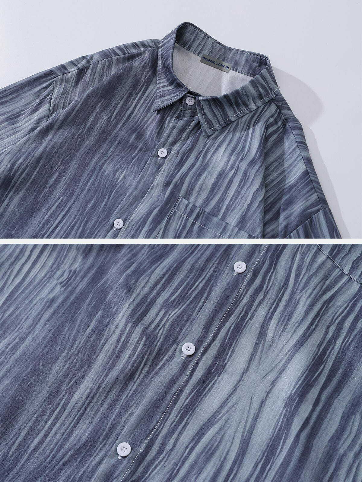 abstract stripe shirt sleek long sleeve urban trendsetter 5688