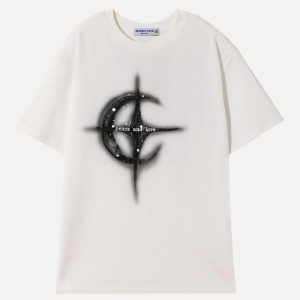 astral motif tee youthful & dynamic streetwear choice 7103