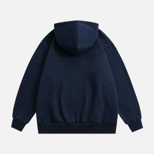 authentic print hoodie   youthful & dynamic streetwear 4297