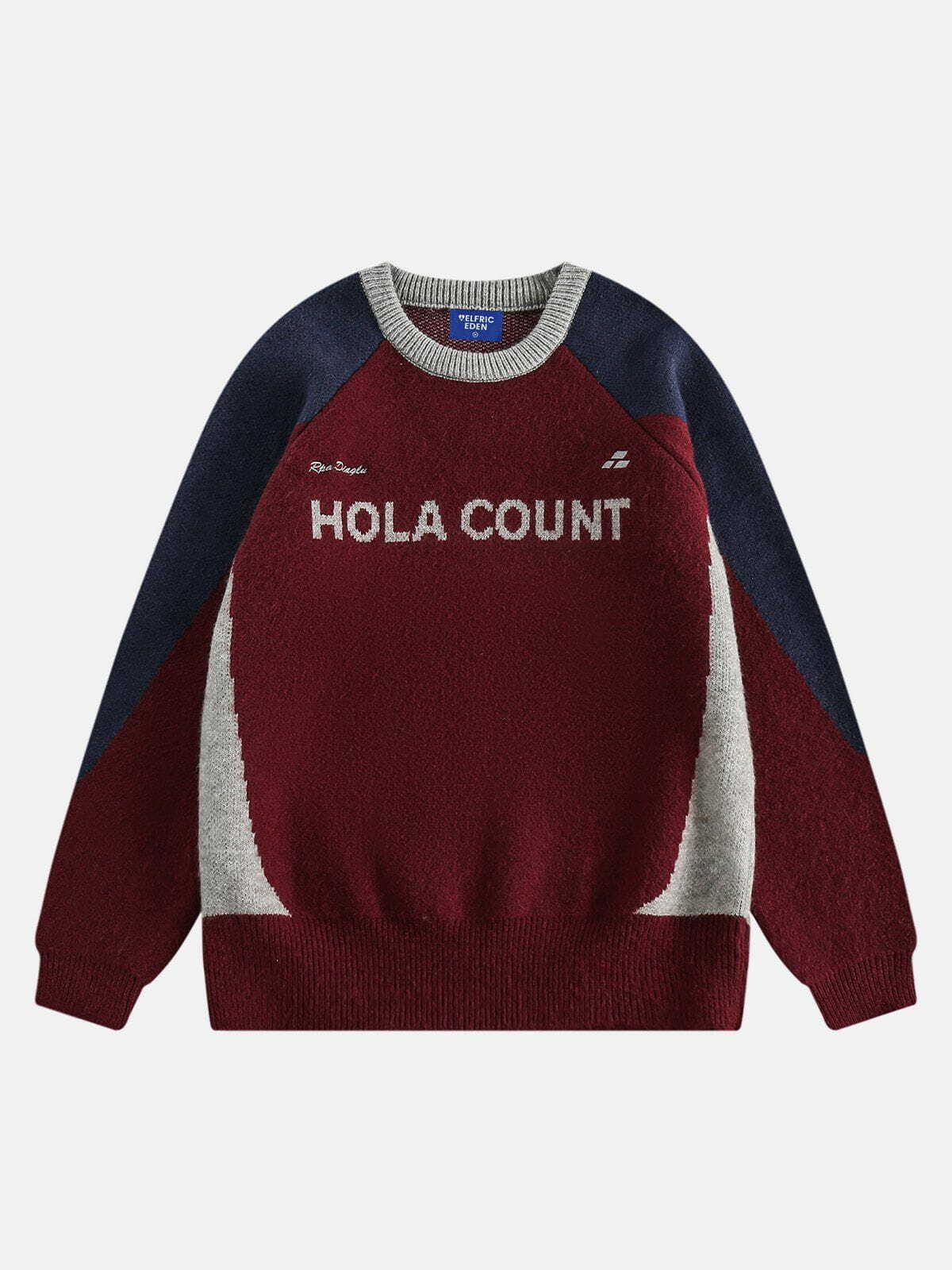 bold color block sweater   youthful & trendy streetwear 5668