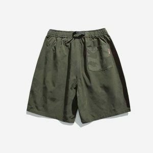 camouflage print shorts youthful urban streetwear 2676