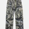 camouflage tree branch pants urban stealth & dynamic style 1085