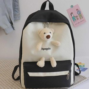cartoon bear doll bag   quirky shoulder accessory 2658