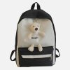 cartoon bear doll bag   quirky shoulder accessory 2901