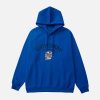 cartoon color block hoodie   youthful & dynamic streetwear 6801