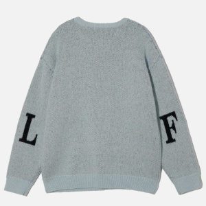 chic city of love fleece sweater   urban & youthful style 4997