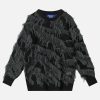 chic fringe tassel sweater   youthful & trendy appeal 3132