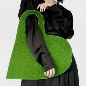 chic heart shaped bag youthful & trendy accessory 2498