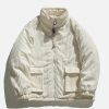 chic oversized corduroy coat with bold pockets 3429