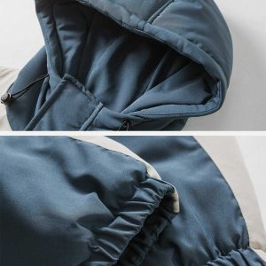 chic pocket decor winter coat   sleek & luxurious style 7006