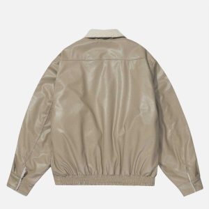 chic reversible sherpa bomber   urban & youthful appeal 4196