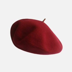 chic solid color beret   versatile & youthful fashion 1912