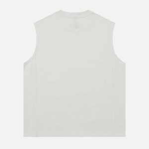 chic solid color vest   minimalist & trendy essential 4860