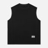 chic solid color vest   minimalist & trendy essential 8932