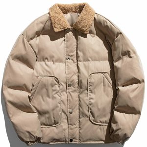 chic solid pocket coat   winter essential & sleek design 5567