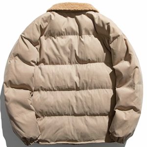 chic solid pocket coat   winter essential & sleek design 8891