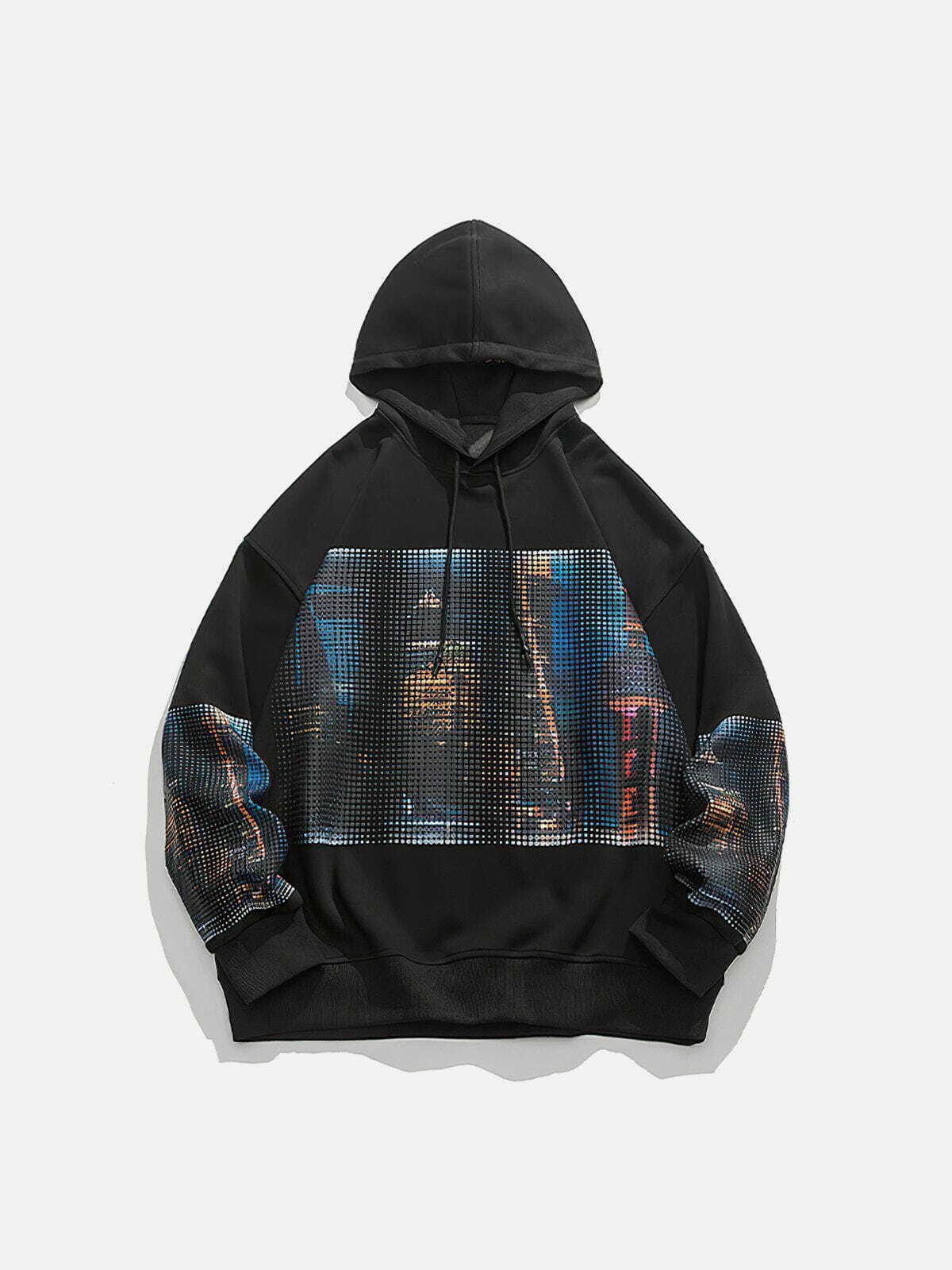 city night print hoodie urban streetwear essential 7287