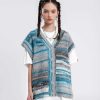 color block striped vest   youthful & trendy streetwear 3835