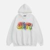 colorful 3d letter hoodie   youthful urban streetwear 1686