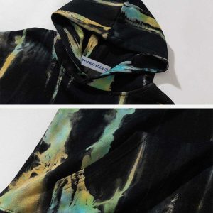 colorful graffiti hoodie   urban chic & edgy appeal 3399
