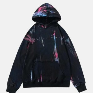 colorful graffiti hoodie   urban chic & vibrant streetwear 3199