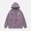 colorful star hoodie   youthful & trendy urban appeal 7823