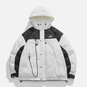 contrast thicker anorak youthful & bold streetwear essential 2495