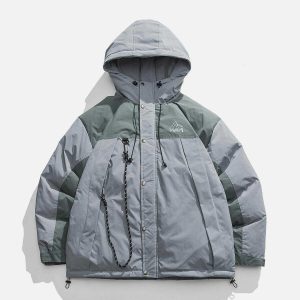 contrast thicker anorak youthful & bold streetwear essential 8127