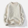 cozy mink fleece sweater solid & warm chic comfort 2119