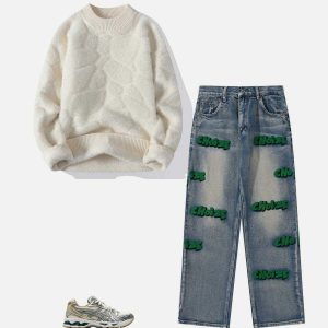 cozy mink fleece sweater solid & warm chic comfort 7196