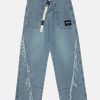 crafted belt patchwork jeans dynamic streetwear icon 1747