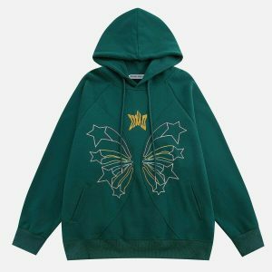 creative embroidered hoodie   youthful & urban appeal 2200