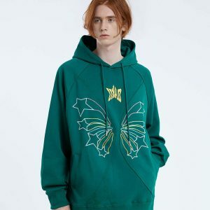 creative embroidered hoodie   youthful & urban appeal 3294