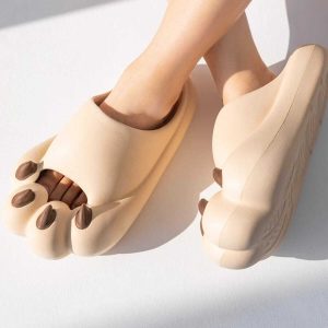 cute cat paw slippers   cozy & quirky comfort essential 4716