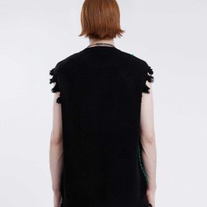 cyberpunk sweater vest dynamic dot matrix design 2009
