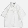 deconstructive chic shirt youthful & trending design 8999