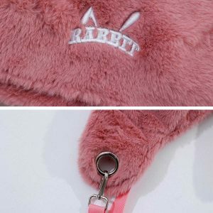 detachable rabbit hatbag sherpa jacket   quirky & luxurious urban outerwear 3809
