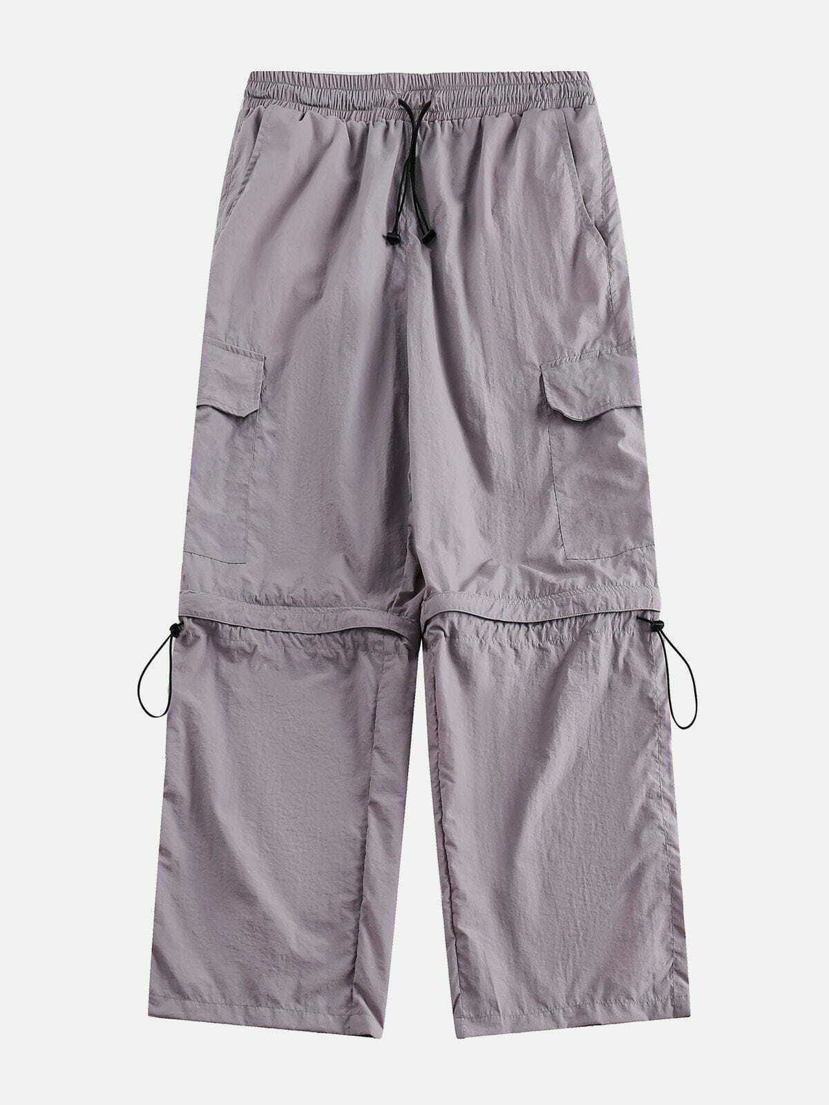 detachable sweatpants versatile & youthful street look 7649