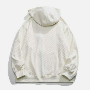 diagonal placket hoodie urban streetwear essential 8349