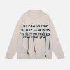 digital jacquard sweater with fringe youthful & chic 6070