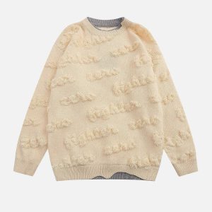 dual layer illusion sweater   chic & innovative design 6076