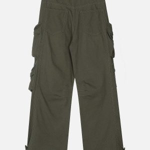 dynamic 3d pocket cargo pants   urban & trendy fit 2417