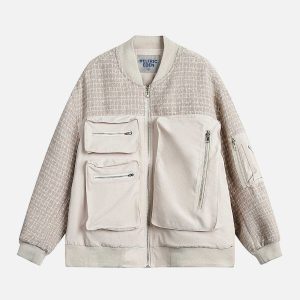 dynamic 3d pocket jacket   urban & trendy streetwear 6255