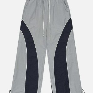 dynamic arc patchwork sweatpants   y2k streetwear revival 2722