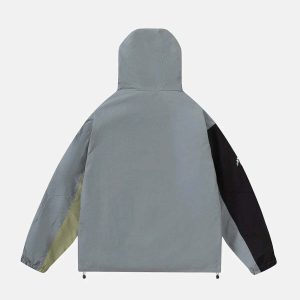 dynamic colorblock anorak with removable liner 6036