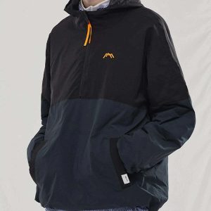 dynamic contrast anorak outdoor chic & durable 8717