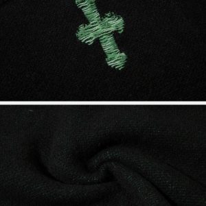 dynamic cross contrast jacquard sweater urban appeal 3243