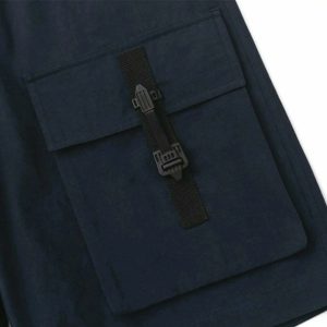 dynamic large pocket panel shorts   streetwear essential 6384
