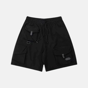 dynamic multipocket cargo shorts   sleek urban streetwear 6964